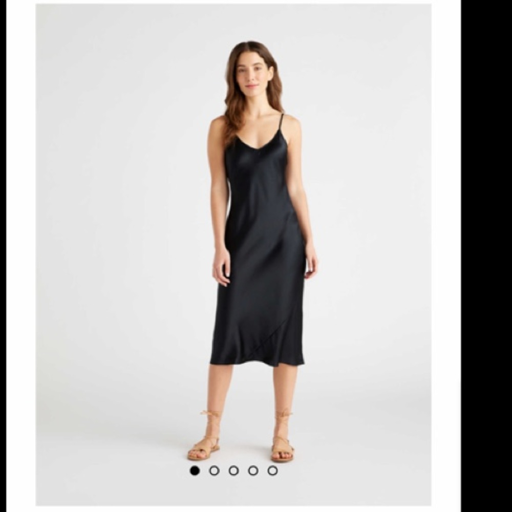 Quince 100% washable silk dress Sz M